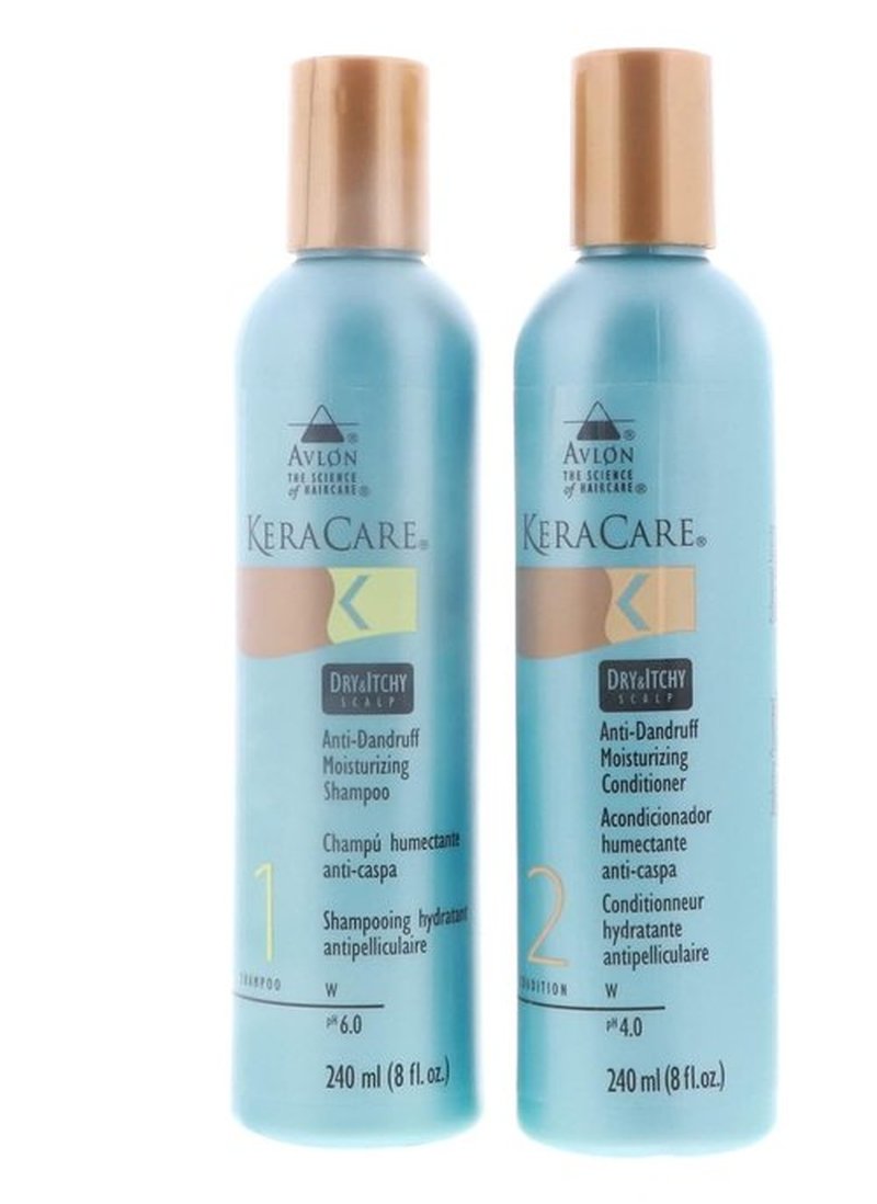 Avlon Keracare Dry Itchy Scalp Shampoo & Conditioner Set - Soothes & Nourishes | 12 oz Each