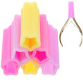 6Pcs Silicone Cuticle silicone cuticle cover protector nail nippers sleeve Nippers Cover (Random Color))