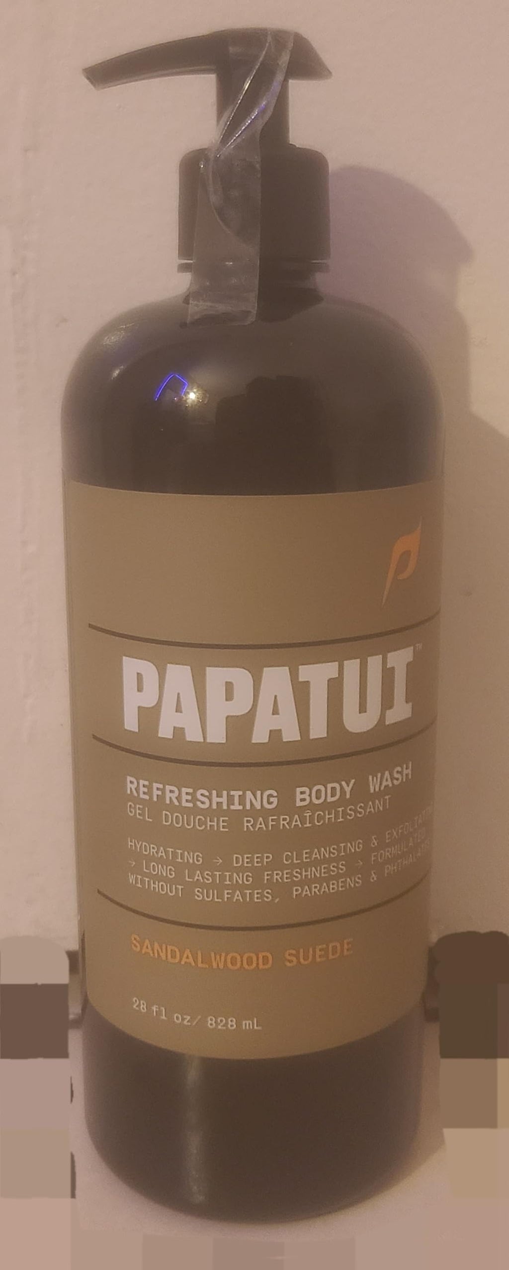 Papatui sandalwood suede refreshing body wash (28 FL Oz)