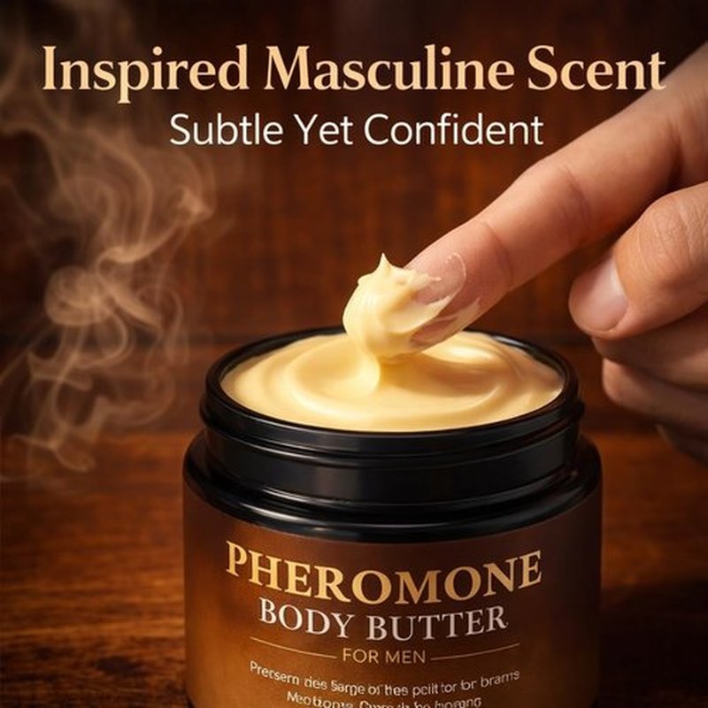 **Regine Switzerland Pheromone Body Butter for Men - Non-Greasy, Long-Lasting Scent, 5 oz**