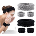 Wrist Towels for Washing Face for Women,Girls,Men, Microfiber Spa Wristbands Absorbent Face Washing Wristbands Prevent Liquid from Spilling
