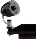 Vornado Pivot Clip Desk Fan - 3-Speed Portable Air Circulator with 360-Degree Adjustability | 9" Tall, Black