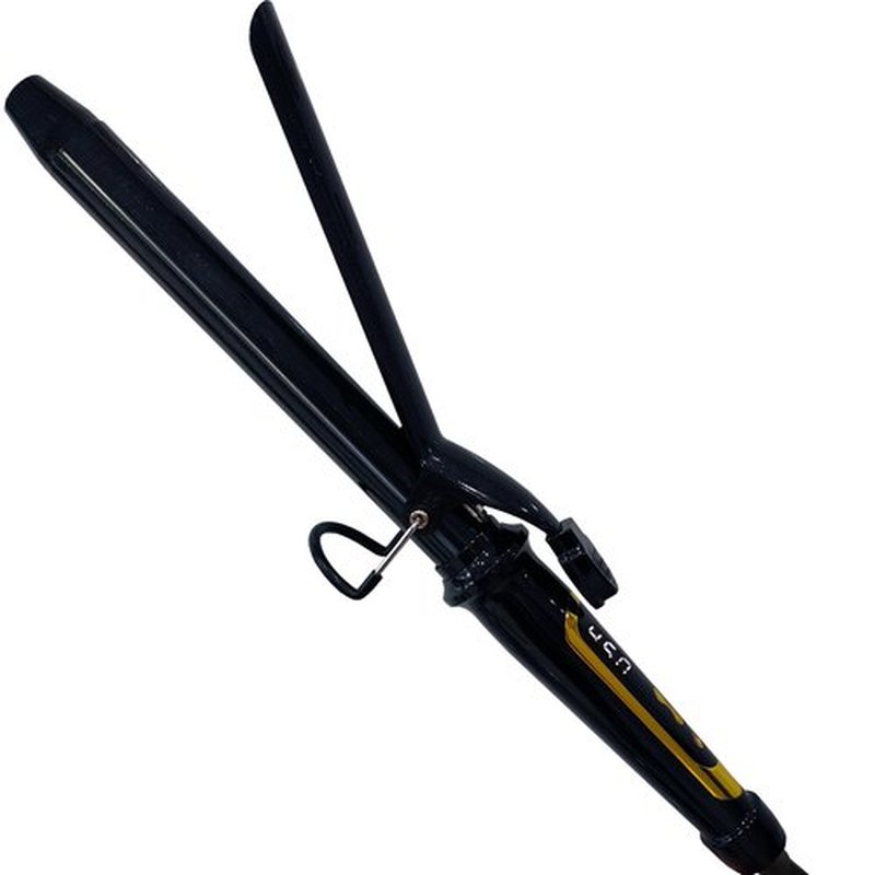 abp 1 Inch Curling Iron Extra Long Barrel with Ceramic Coating for Long/Medium Hair,LED Display Instant Heat up to 450°F with clamp,Hair Waving Style Tool Girls & Women