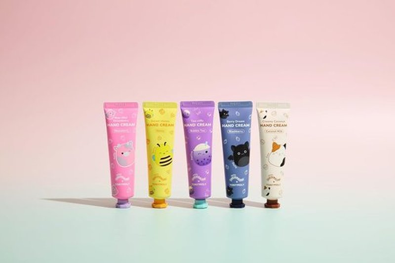 TONYMOLY Holiday Hand Cream Set - Nourishing Moisturizers with Squishmallows Design
