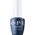 OPI GelColor Midnight Mantra | Opaque Dark Navy Blue Crème LED Cure Gel Nail Polish | Salon-Quality Shine, Long-Lasting Wear | Vegan & HEMA Free | 0.5 Fl Oz
