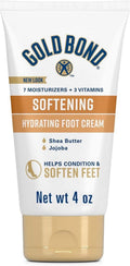 Gold Bond Foot Cream - Softening Lotion with Shea Butter for Rough & Dry Feet | 4 oz.