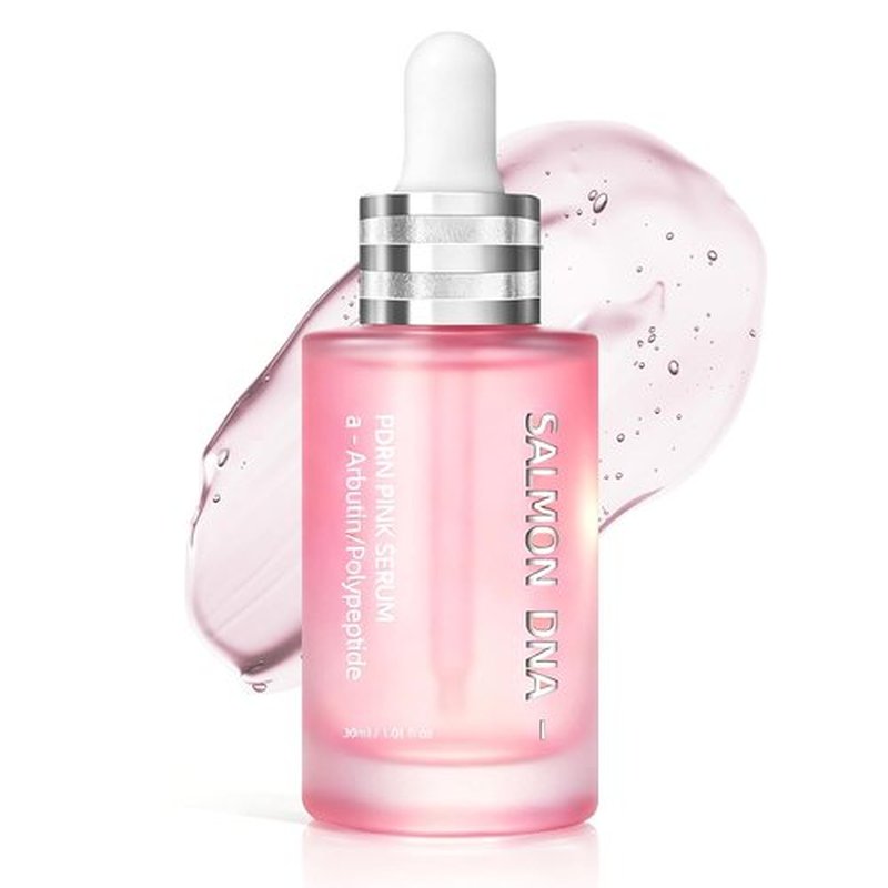PDRN Pink Glow Serum - Hydrating Korean Peptide & Niacinamide Formula for Firm, Bright Skin | 1.01 fl. Oz