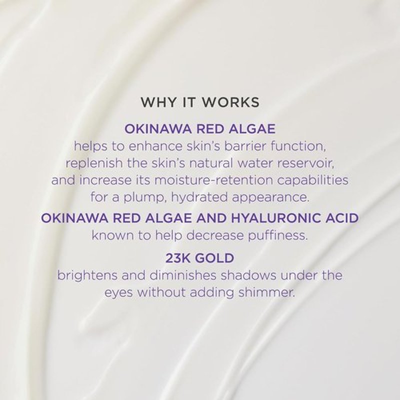 Tatcha Luminous Deep Hydration Eye Serum - Caffeinated Formula for Fine Lines & Puffiness | 15 ml