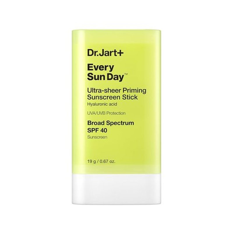 Dr.Jart+ Invisible Priming Sunscreen Stick SPF 40 - Hyaluronic Acid Formula | Travel Size 0.67 oz