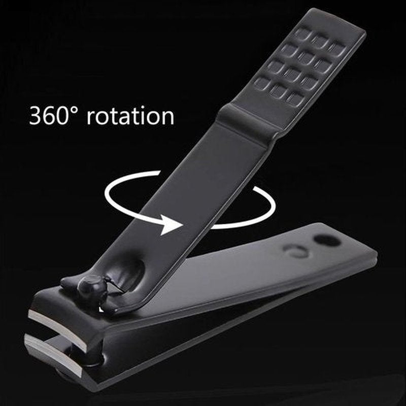 18 PCS Stainless Steel Nail Clipper Cutter Fingernails Toenail Clipper Cutter Set Black Sliver Rose Gold Men Women Travel Party Favor