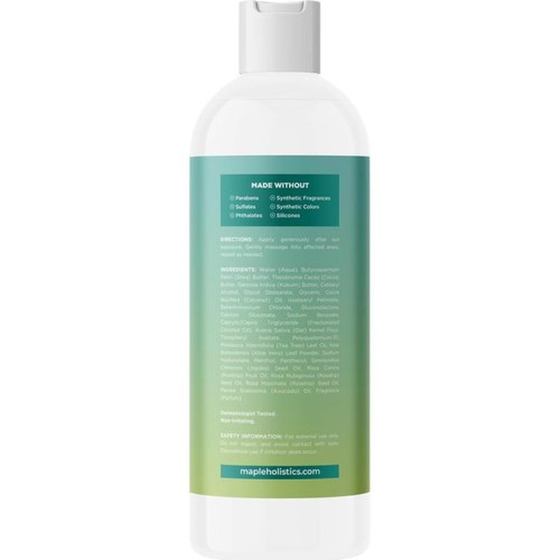 Skiennix After Sun Lotion - Ultra Cooling Aloe Vera Hydration with Cocoa Butter & Rosehip Oil | 8 oz