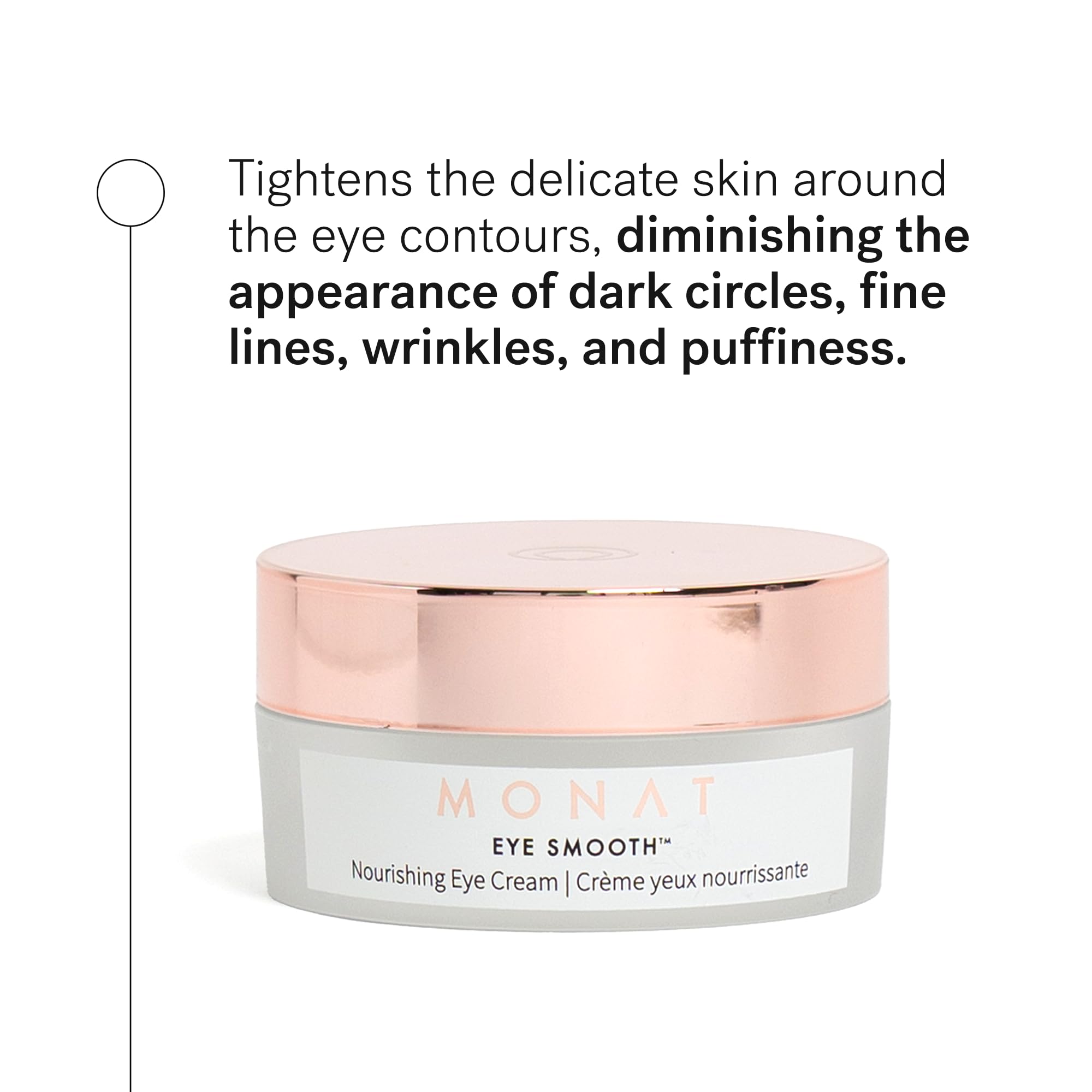 MONAT Eye Smooth™ - Rejuvenating & Hydrating Eye Cream with Plant Stem Cells and Plant Derived Squalane, 0.5 Fl Oz