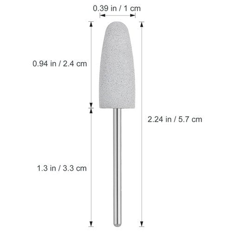 Beavorty Nail Bits Set 3 Pcs Professional Electric Manicure Grinding Heads for Acrylic Nail Art and Toenail Care Tools