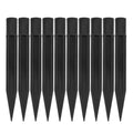 10pcs Plastic Ground Spikes, Solar Torch Lights, Stake Spikes Plug Replacement for Garden Lawn Light, Suitable for 0.63 Inch Diameter