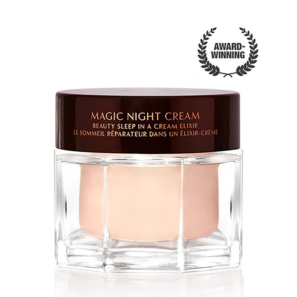 Charlotte Tilbury Magic Night Cream - Plumping Face Moisturizer Infused with Nourishing Vitamin C, CoQ10 & Time-Released Retinol to Help Reduce the Appearance of Wrinkles & Sagging Skin (50ml)
