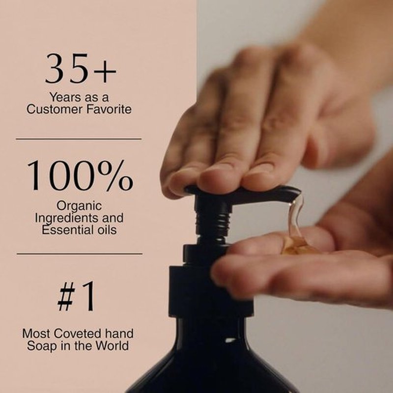 Aesop Resurrection Aromatique Hand Wash & Refill | Non-Drying Gentle Gel Hand Wash with Orange, Rosemary and Lavender Oils | 16.9oz / 500mL (Pack of 2)