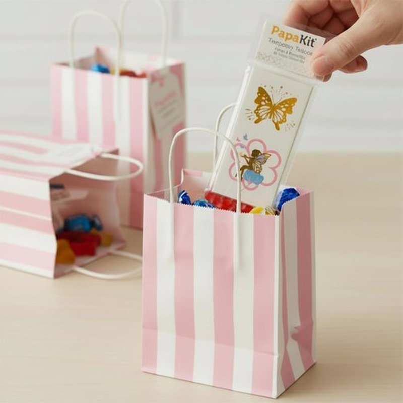 PapaKit 36 Pc Butterflies & Fairies Temporary Tattoo Set, 18 Individually Wrapped Sheets | Party Favors, Classroom Rewards, Birthday Goodie Bag Fillers