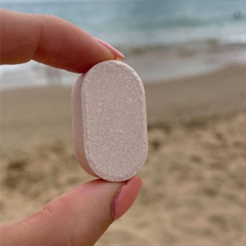 Reefyll Foaming Hand Soap Refill Tablets Dissolvable Plastic Free Hand Wash Pods Just Add Water Tropical Coconut Scent 5 Tablets