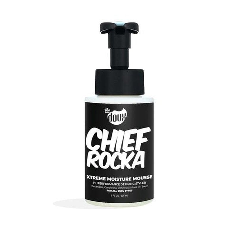 Chief Rocka Xtreme Moisture Mousse - Curl Defining Hair Mousse for Lasting Hold & Frizz Control | 8oz