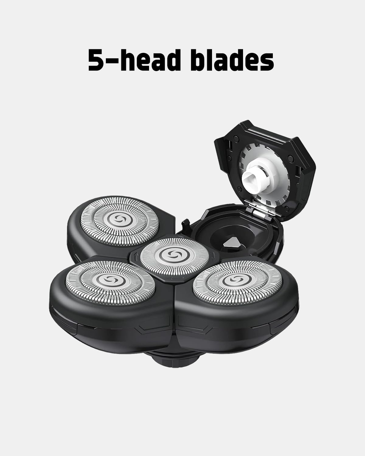 3 Pack Replacement Blades Compatible with Freebird Head Shaver for Men, Body Shavers for Men, Japanese Stainless Steel, Smooth & Comfortable Shaving, 3 Cleaning Brush