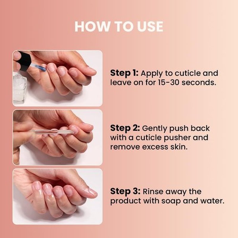 LONDONTOWN Fresh Glow Cuticle Remover - Instant Moisturizing Liquid for Softening Dry Cuticles | 0.40 Fl Oz