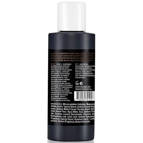 Scotch Porter Exfoliating Beard Wash & Face Cleanser for Men, Travel Friendly | Formulated with Non-Toxic Ingredients, Free of Parabens, Sulfates & Silicones | Vegan | 2.17 oz Bottle