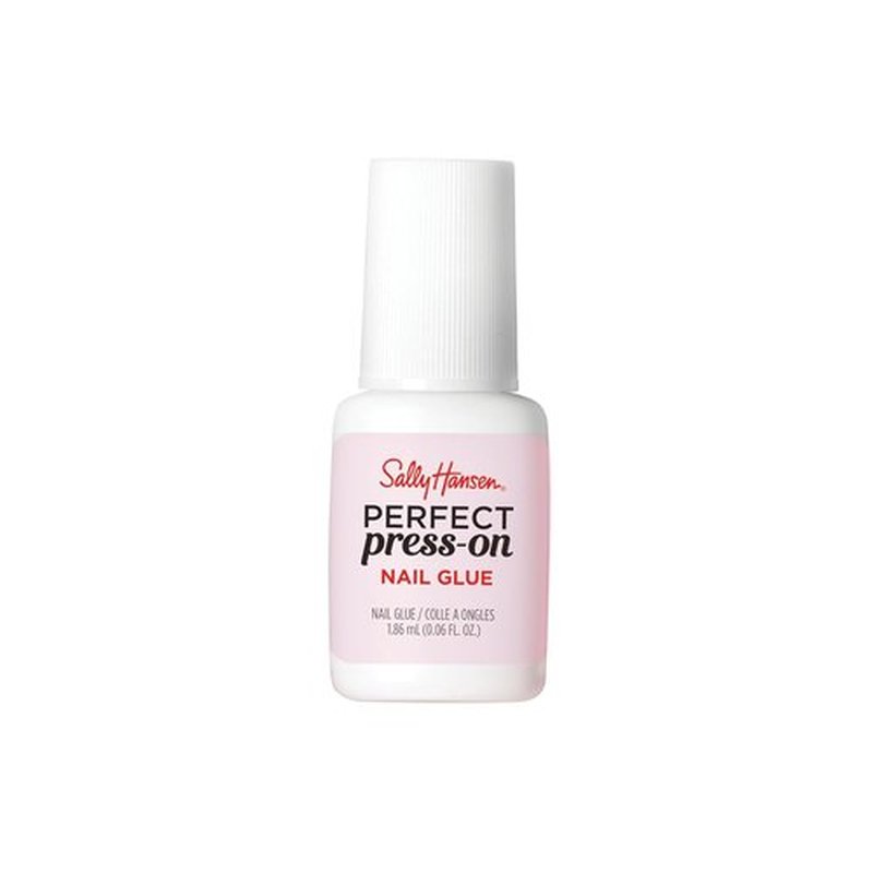 Sally Hansen Nail Glue - Long-Lasting Hold with Precision Brush | Vitamin E & B5 Formula | Travel-Friendly