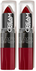 L.A. COLORS Cream Lipstick, Exquisite, 0.04 Ounce (Pack of 2)