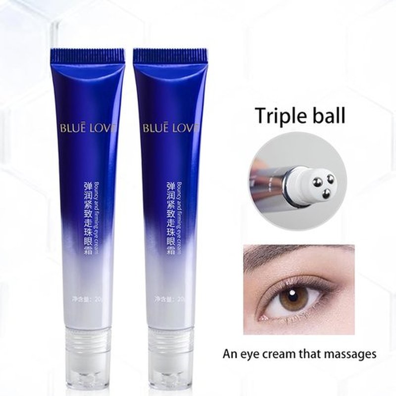 BLUE LOVE Roll-On Eye Cream - Anti-Aging Treatment for Dark Circles & Puffiness | Hydrating & Fast-Absorbing