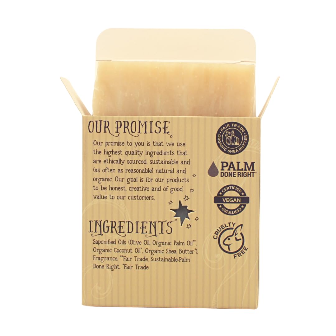 Varina Natural Sandalwood Bourbon Bar Soap - Gentle Cleansing for Sensitive Skin (Sandalwood Bourbon, 3 Pack)