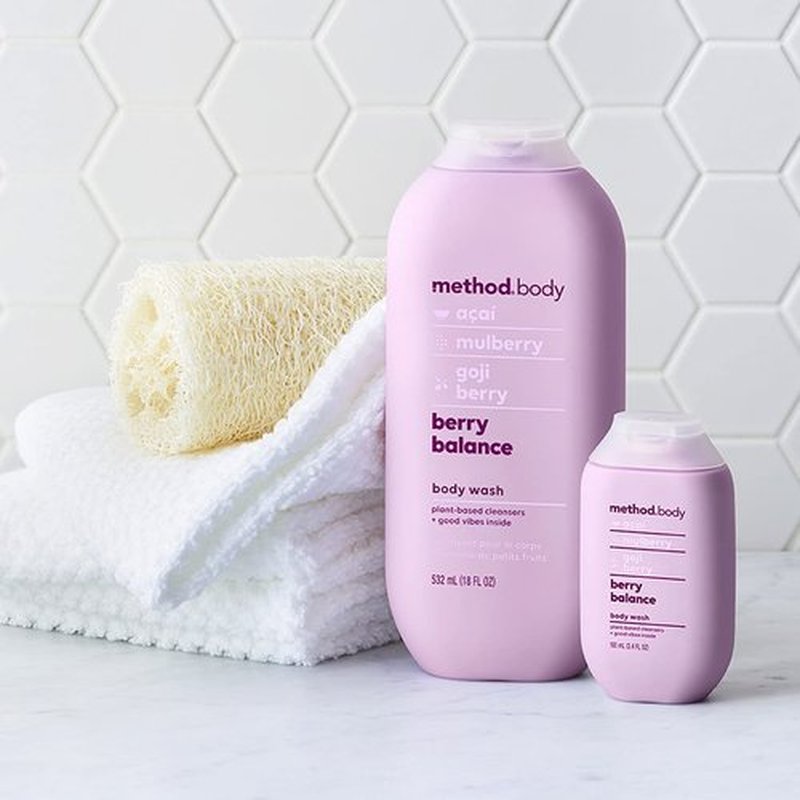 Method Body Wash, Berry Balance, 18 Ounces (Pack of 3)