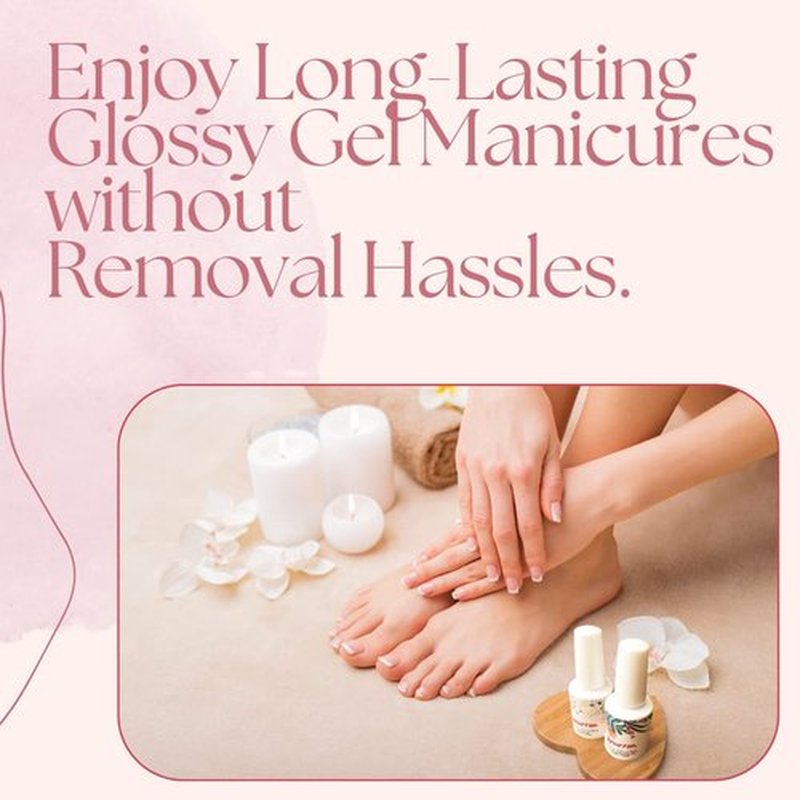 Peel Off Gel Base Coat Plus 15ml UV LED Light Non Toxic Vegan Cruelty Free New Upgraded Formula