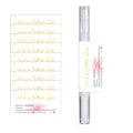 Empty Cuticle Oil Pen Label Sticker for Nail Tech Manicure Nail Artist Must Haves Nail Growth Care Packaging Staff 100pcs (white 1 x 2in)
