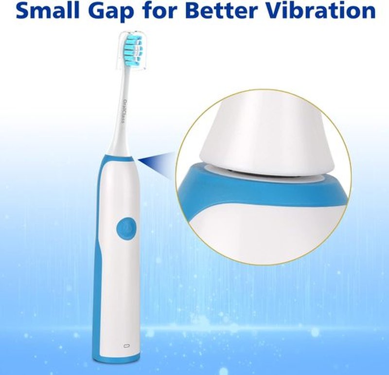 OralClass Replacement Toothbrush Heads - Medium Soft Refills for Philips Sonicare Click-On Handles | 8 Pack