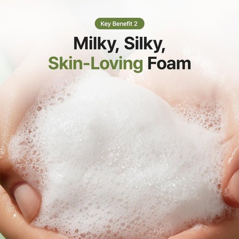 PURITO From Green Deep Foaming Cleanser 150ml / 5.07 fl.oz, pH 5.5, plant-based, natural ingredients, cruelty-free, Vegan