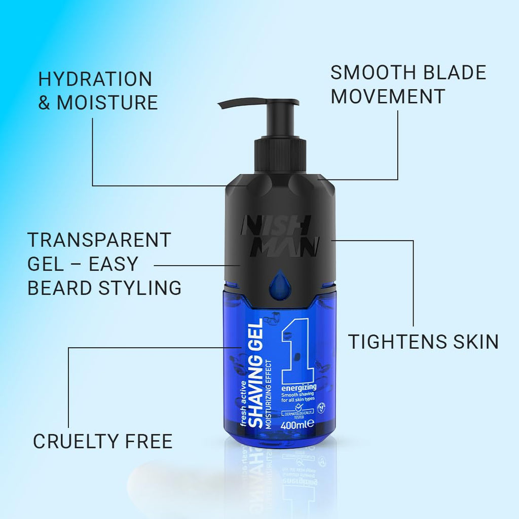 Nishman Shave Gel Energizing No1 400 ml