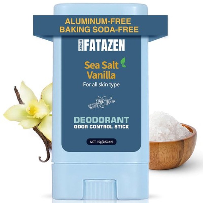 Skiennix Natural Aluminum-Free Deodorant - Gentle Odor Control Stick with Charcoal & Shea Butter | Travel Size 0.53oz