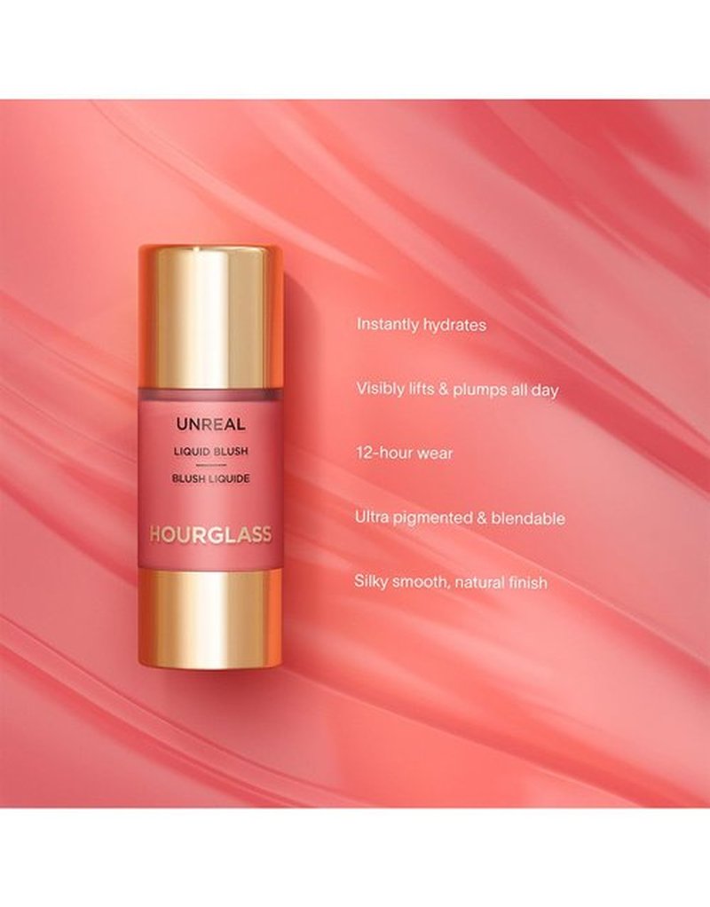 Hourglass Unreal Liquid Blush - Long-Lasting, Buildable Color for Radiant Skin | 0.3 oz
