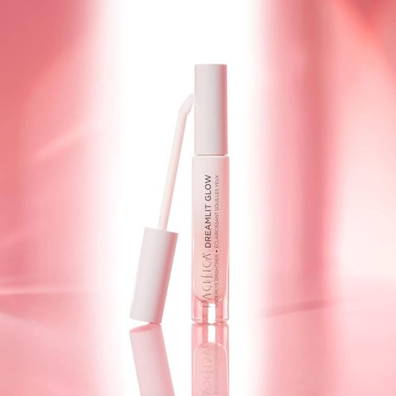 Pacifica DreamLit Glow Undereye Brightener - Illuminating Cream for Dark Circles & Puffiness, Vegan Collagen, Hydrating