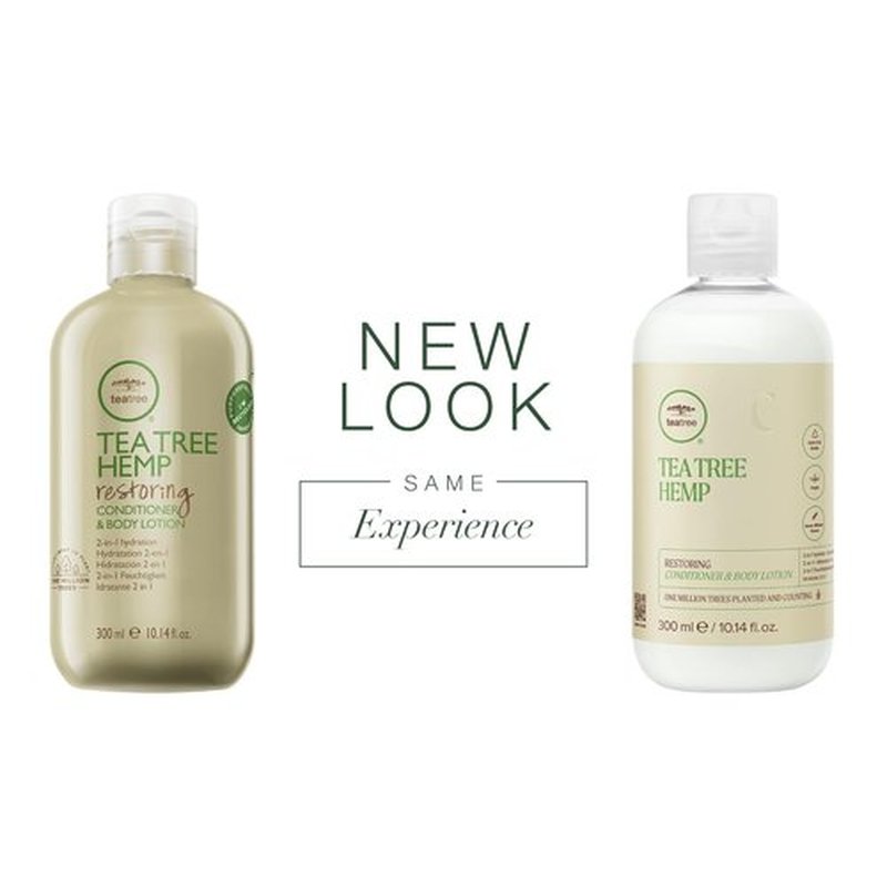Skiennix Tea Tree Hemp Conditioner & Body Lotion - 2-in-1 Hydration for All Hair Types