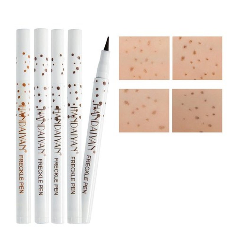 Freckle Pen | Natural Lifelike Faux Freckles Makeup | Waterproof & Quick-Dry | 01 Light Brown & 02 Natural Coffee