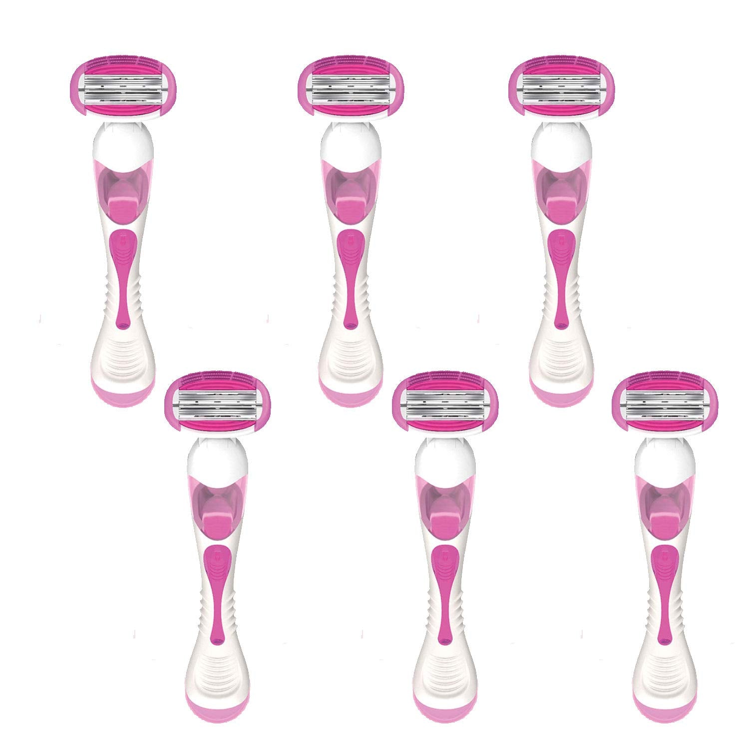 DORCO Shai Sweetie 6-Blade Women Disposable Razor 6-count with Eyebrow Razor