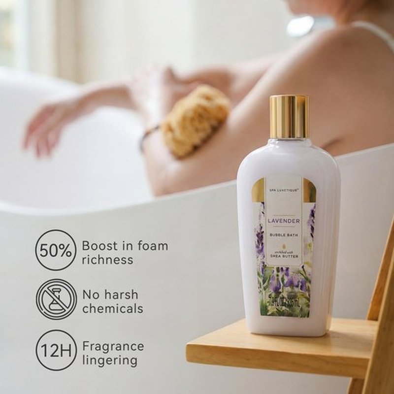 Spa Luxetique Lavender Bath Gift Basket - 10-Piece Relaxing Spa Set for Women | Perfect Birthday & Mother's Day Gift