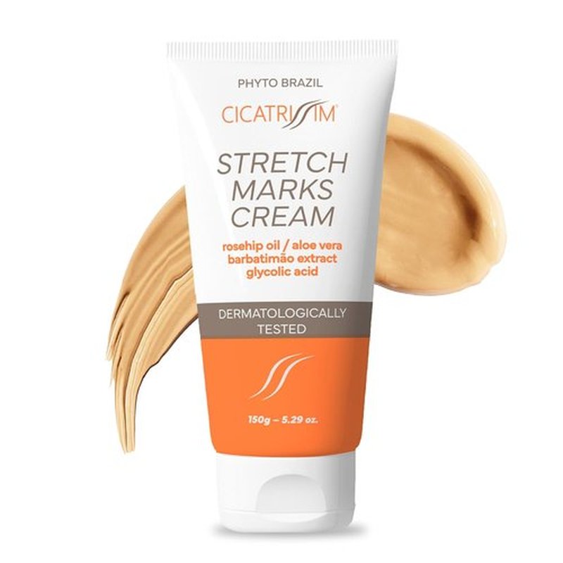 Cicatrissim Stretch Mark Cream - Softens & Firms Skin, Evens Tone - For All Skin Types - 150g