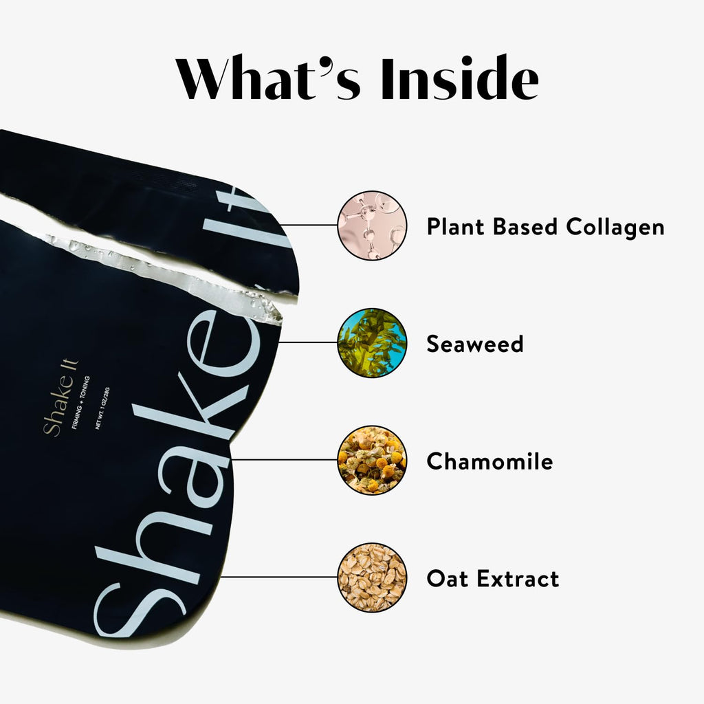 BAWDY Shake It - Marine Algae Beauty Mask for Your Butt - Firming + Illuminating Treatment for Your Behind - 2 Sheets, One for Each Cheek - Clean Beauty Mask for Your Butt (2 Sheets - Single-Use)