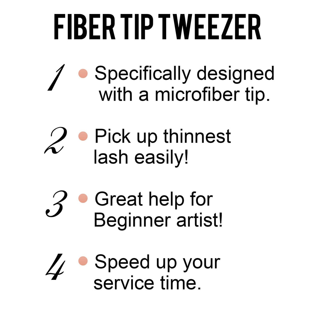 Fiber Tip Lash Tweezers For Eyelash Extension 4 Pcs Tweezers Professional Artist Tech Work Kit Tools,Best Volume Eyelash Lashes Extensions Precision Supplies Boot Volume 90 45 Degree(Black)