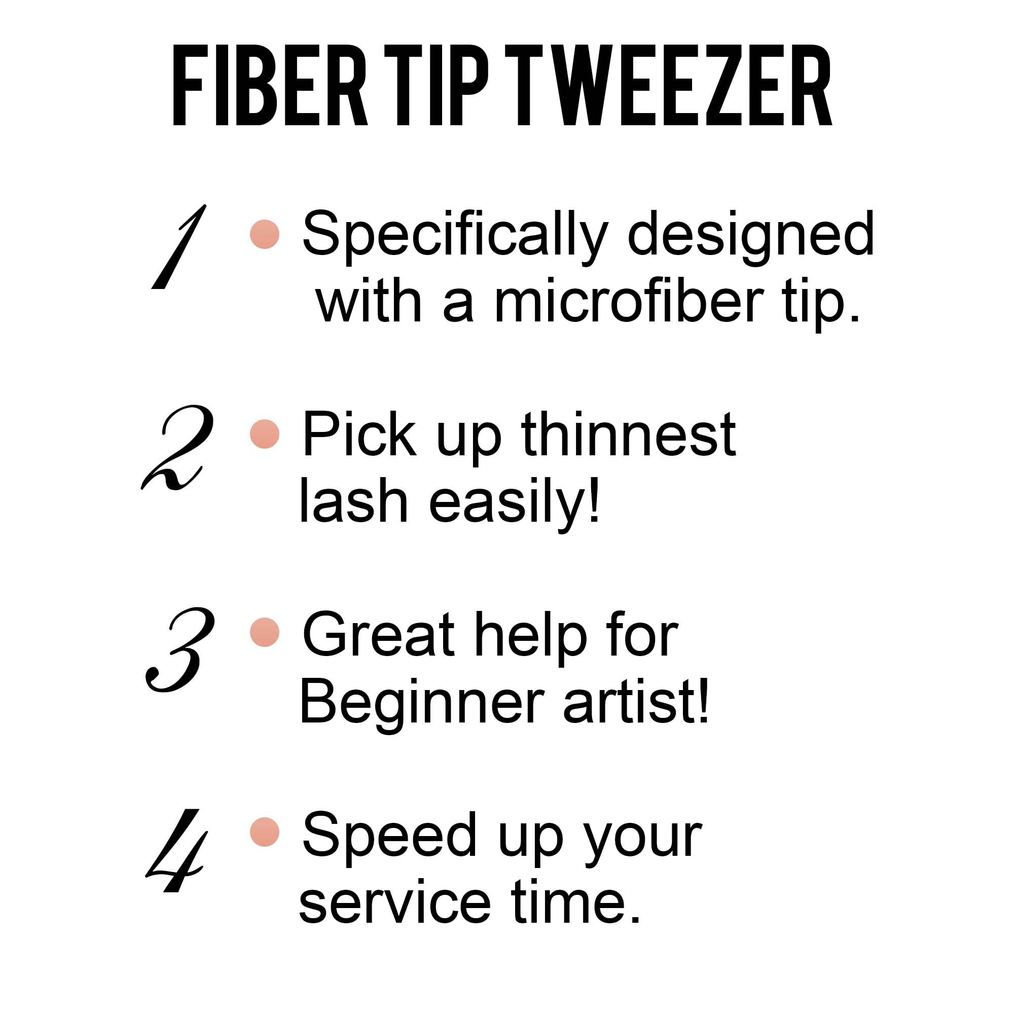 Fiber Tip Lash Tweezers For Eyelash Extension 4 Pcs Tweezers Professional Artist Tech Work Kit Tools,Best Volume Eyelash Lashes Extensions Precision Supplies Boot Volume 90 45 Degree(Black)