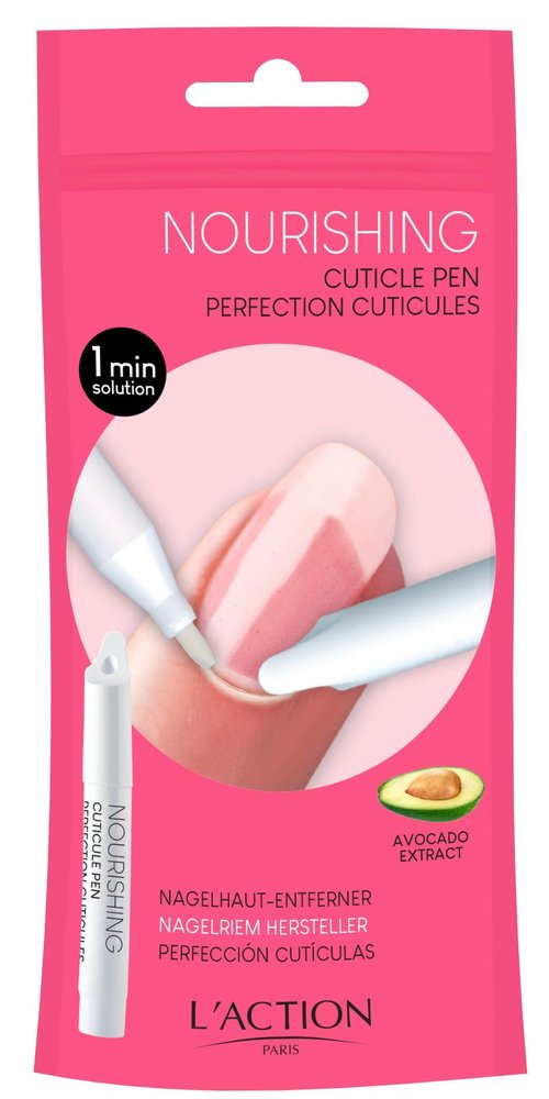 L'Action Paris Cuticle Pen, Moisturises and Mourishes Cuticles, Strengthens Cuticles 4ml