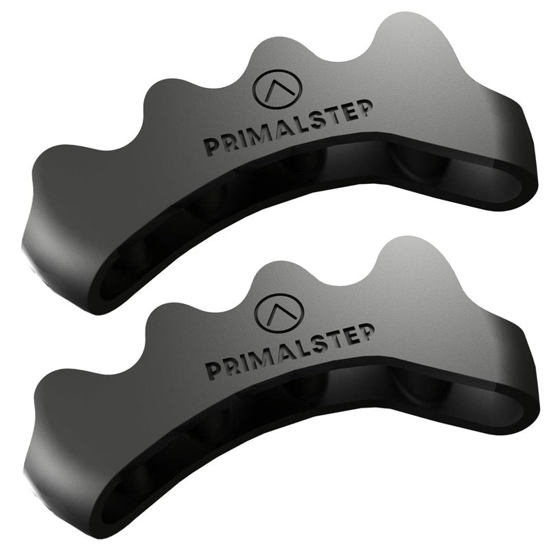 VYCE PrimalStep Toe Separators, Spreaders, Spacers, Straightener to Correct Toes for Men and Women, Bunion Corrector, Plantar Fasciitis and Athletic Mobility, Large