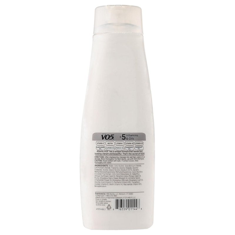 VO5 Conditioner - Silky Experience with Island Coconut - 12.5 Oz for Luxurious Hair Care